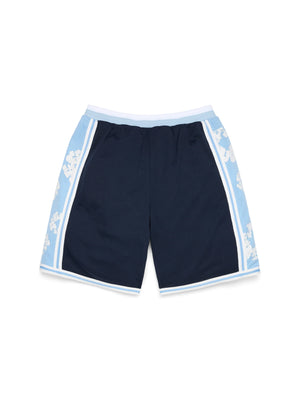 Denim Tears Cotton Wreath 90s Basketball Shorts Blue