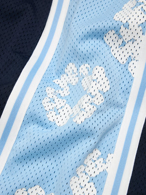 Denim Tears Cotton Wreath 90s Basketball Shorts Blue