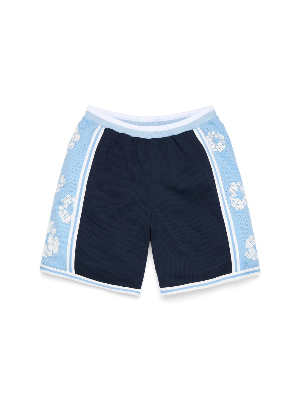 Denim Tears Cotton Wreath 90s Basketball Shorts Blue