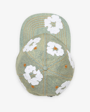 Denim Tears Cotton Wreath Raw Denim Cap Dirty Wash