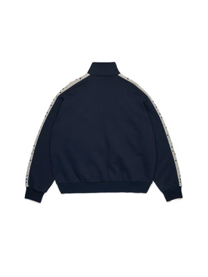 Denim Tears Denim U Rhinestone Fleece Track Jacket Navy