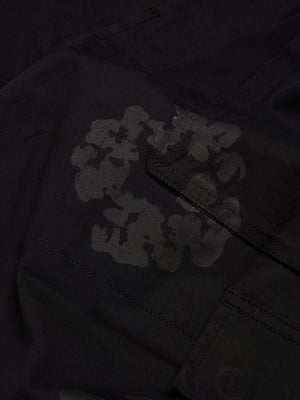 Denim Tears Mono Wreath Cargo Short Black