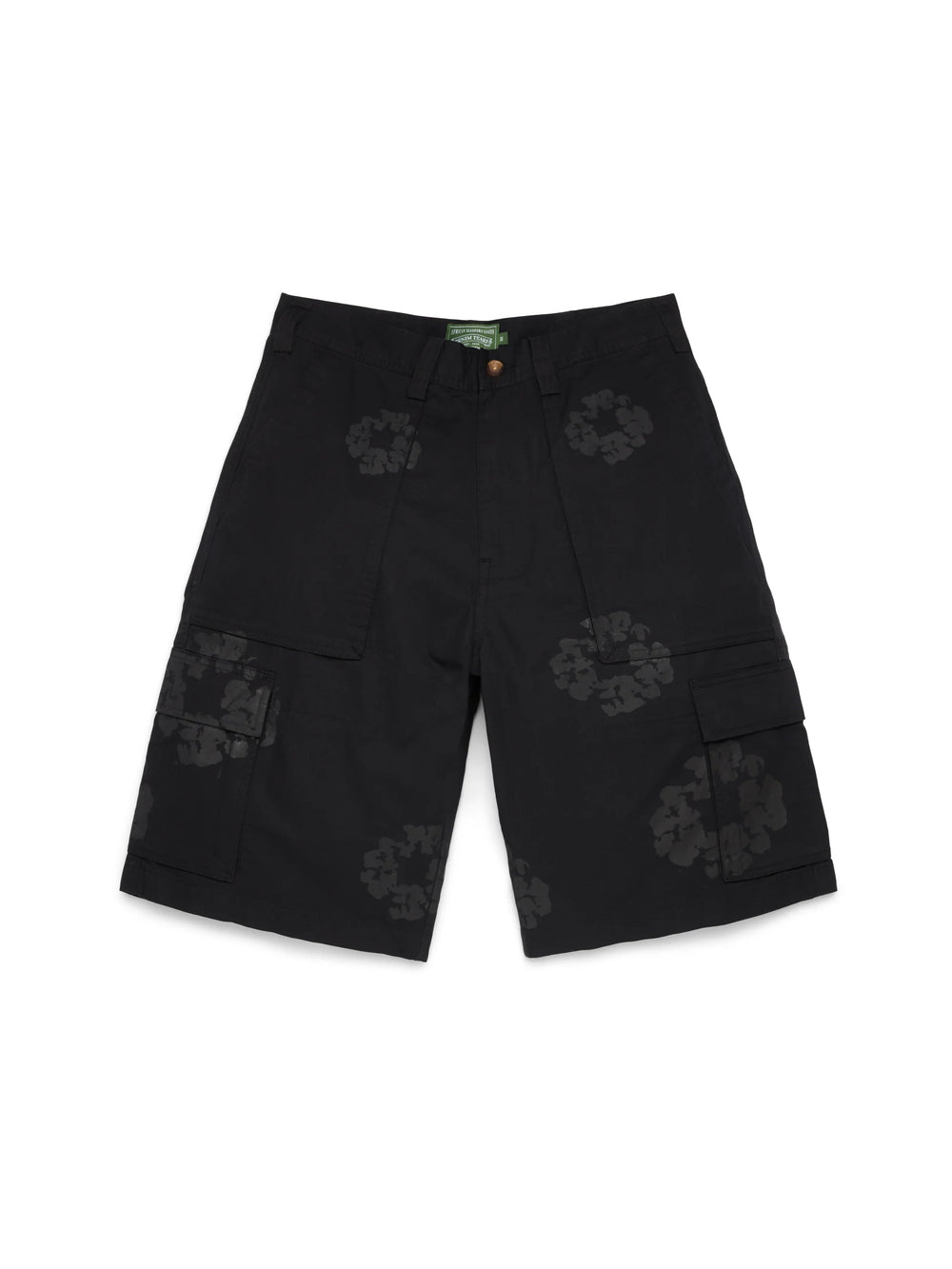 Denim Tears Mono Wreath Cargo Short Black